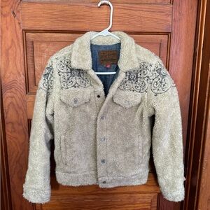 Lucky Brand Sherpa Lined Denim Jacket